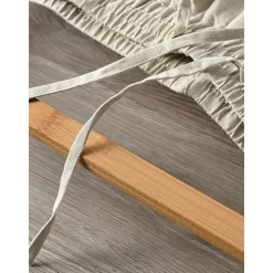 Outlet OUKU 100% Linen Men's Linen Pants Trousers Summer Pants Tapered Carrot Pants Pocket Drawstring Elastic Waist Plain Breathable Comfortable Daily Vacation Going out Classic Casual Black White