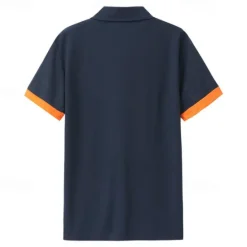 Online OUKU 4 Pack Men's Polo T-Shirt Golf Shirt Casual Sports Workwear Office Short Sleeve Summer Regular Fit Red White Blue Orange Sky Blue Gray Black Navy Blue Pink Green Classic Polo Shirt