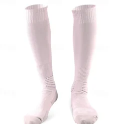 Hot OUKU 2 Pairs Men's Compression Socks Plain Knee High Socks Black White Hiking Socks Sports Outdoor Ski Hiking Daily Four Season Stylish Classic