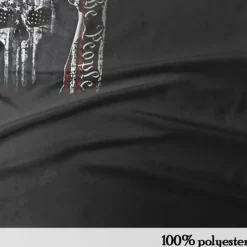 Best OUKU American Independence Day Men's American Flag Veterans Polo Shirts Golf Shirt Short Sleeve Polo Shirts Collared Shirts Streetwear Vacation Wear Party Outfits Buttons 3D Print Summer Spring Black