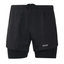 Online OUKU Arsuxeo Men's Running Shorts Gym Shorts Yoga Shorts Drawstring 2 in 1 Split Zipper Pocket Base Layer Outdoor Athletic Summer Spandex Quick Dry Lightweight Reflective Strips Yoga Gym Workout Marathon