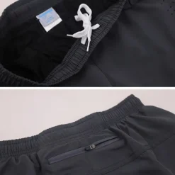 Online OUKU Arsuxeo Men's Running Shorts Gym Shorts Yoga Shorts Drawstring 2 in 1 Split Zipper Pocket Base Layer Outdoor Athletic Summer Spandex Quick Dry Lightweight Reflective Strips Yoga Gym Workout Marathon