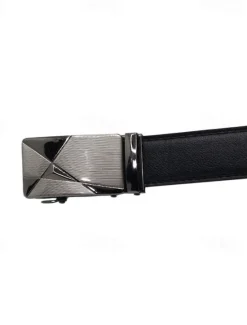 OUKU Automatic Buckle Belt Men's Casual Belt Black