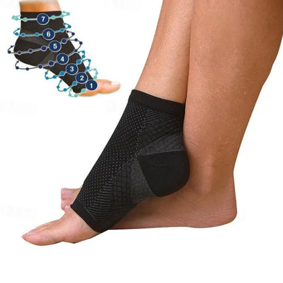 OUKU Compression Socks Athletic Sports Socks 1 Pair Men's Women's Tube Socks Socks Breathable Sweat wicking Comfortable Non-slipping Gym Workout Basketball Running Active Training Jogging Sports Geometric