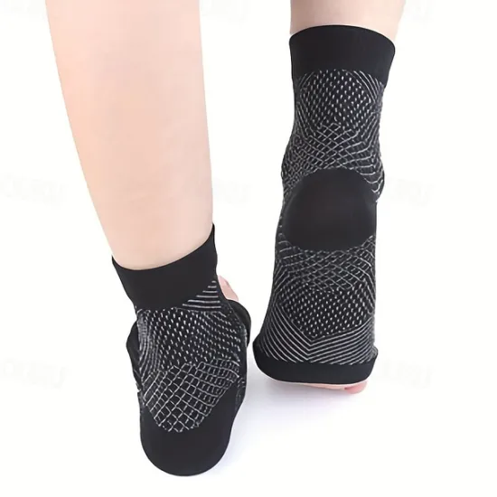 OUKU Compression Socks Athletic Sports Socks 1 Pair Men's Women's Tube Socks Socks Breathable Sweat wicking Comfortable Non-slipping Gym Workout Basketball Running Active Training Jogging Sports Geometric