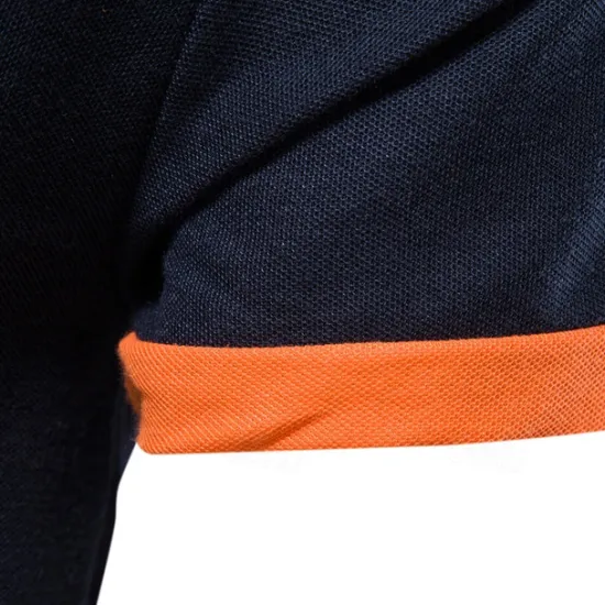 Hot OUKU Cotton Men's Polos Giraffe Embroidery Short Sleeve Polo Shirts for Men High Quality Brand Design Polos Men Clothing