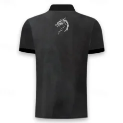 Clearance OUKU Day of the Dead Men's Skull Polo Shirts Golf Shirt Short Sleeve Polo Shirts Collared Shirts Horror Streetwear Festival Wear Party Outfits 3D Print Buttons Summer Spring Black