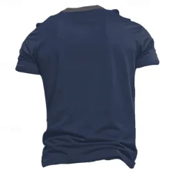 Outlet OUKU DON'T THE OLD MAN IN US FLAG Patriot Men's Retro 3D Print Henley Shirt Casual Daily T shirt Black Blue Green Short Sleeve Henley Shirt Summer Clothing Apparel S M L XL 2XL 3XL