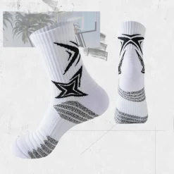 Sale OUKU 21Grams Men's 3 Pairs Multi Packs Socks Running Socks Casual Socks Black White Color Color Block Sports & Outdoor Daily Vacation Basic Medium Spring Fall Fashion Casual
