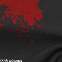 Discount OUKU Graphic Blood stains I'm Fine Fashion Athleisure Men's 3D Print T shirt Tee Street Sports Outdoor T shirt Black / Red Red & White Short Sleeve Henley Shirt Summer Spring Clothing Apparel S M L XL 2XL