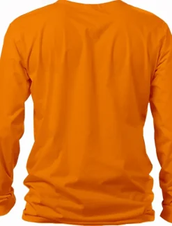 New OUKU Halloween Men's Funny T Shirt Henley Shirt Long Sleeve T shirt 3D Print Crew Neck Shirt Designer Retro Vintage Street Casual Daily Yellow Blue Purple Summer Spring Fall Clothing Apparel S M L XL 2XL