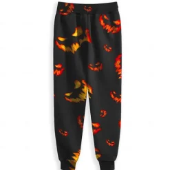 New OUKU Halloween Men's Grimace Halloween Costumes Sweatpants Joggers Pants Trousers Mid Waist Drawstring Elastic Waist Horror Dark Party Evening Wear Holiday Pocket Spring Fall Winter 3D Print Black