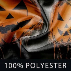 Online OUKU Halloween Men's Pumpkin Grimace Halloween Costumes Button Up Shirt Long Sleeve Casual Party Evening Wear Fall Winter Spring & Summer Turndown Shirt Collar Button Up 3D Print Orange