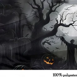 OUKU Halloween Men's Pumpkin Halloween Costumes Button Up Shirt Long Sleeve Horror Party Evening Wear Fall Winter Spring & Summer Shirt Collar 3D Print Black