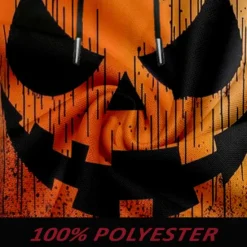 OUKU Halloween Men's Pumpkin Hoodies Fashion Cowboy Long Sleeve Hooded Pocket 3D Print Fall Winter Designer Orange
