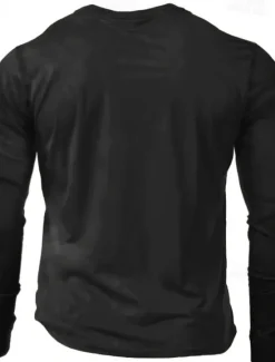 Clearance OUKU Halloween Men's Pumpkin T Shirt Long Sleeve T shirt 3D Print Crew Neck Shirt Designer Retro Vintage Street Casual Daily Summer Spring Fall Clothing Apparel S M L XL XXL XXXL Black