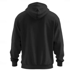 Hot OUKU Halloween Men's Skull 3D Hoodies Sweatshirt Punk Exaggerated Long Sleeve Crew Neck Club Streetwear Blue Purple Drawstring Graphic Fall Winter Designer