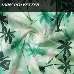 Hot OUKU Kentucky Derby Men's Hawaiian Polo Shirts Golf Shirt Short Sleeve Polo Shirts Collared Shirts Beach Wear Vacation Wear Tropical Wear Party Outfits Buttons 3D Print Spring & Summer Green