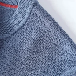 New OUKU Male Silk Cotton Lyocell Blend T-Shirt Short Sleeve Crew Neck Summer Plain Jacquard Elegant Classic Crewneck Minimalist Vacation Home Cotton Black Blue Navy Blue Top Tee for Men