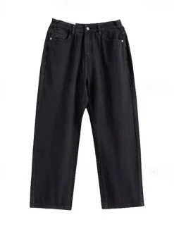 Best OUKU Men's 100% Cotton Chino Pants Straight Leg Solid Color Full Length Outdoor Vacation Casual Elegant Vacation Light Khaki Black Micro-elastic