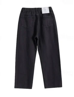 Best OUKU Men's 100% Cotton Chino Pants Straight Leg Solid Color Full Length Outdoor Vacation Casual Elegant Vacation Light Khaki Black Micro-elastic