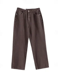 Best OUKU Men's 100% Cotton Chino Pants Straight Leg Solid Color Full Length Outdoor Vacation Casual Elegant Vacation Light Khaki Black Micro-elastic