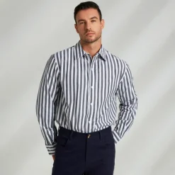 Clearance OUKU Men's 100% Cotton Dress Shirt Button Down Shirt Long Sleeve Solid Color Turndown Spring & Fall Formal Wedding Clothing Apparel Button Black