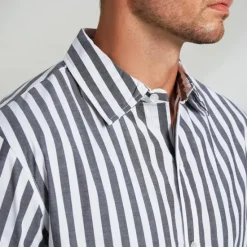 Clearance OUKU Men's 100% Cotton Dress Shirt Button Down Shirt Long Sleeve Solid Color Turndown Spring & Fall Formal Wedding Clothing Apparel Button Black