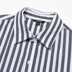 Clearance OUKU Men's 100% Cotton Dress Shirt Button Down Shirt Long Sleeve Solid Color Turndown Spring & Fall Formal Wedding Clothing Apparel Button Black
