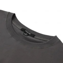 Best OUKU Men's 100% Cotton Fashion Outdoor Casual T shirt Tee Tee Top Street Casual Daily T shirt Short Sleeve Crew Neck Shirt Spring & Summer Clothing Apparel Dark Gray