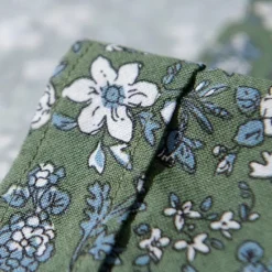 Hot OUKU Men's 100% Cotton Floral Vine Shirt Oxford Shirt Long Sleeve Vintage Hawaiian Artistic School Performance Wedding Summer Spring Fall Button Down Collar Green Dark Blue Apricot