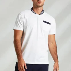 Hot OUKU Men's 100% Cotton Graphic T shirt Fashion Outdoor Casual Tee Tee Top Street Casual Daily T shirt Navy Blue Short Sleeve Crew Neck Shirt Spring & Summer Clothing Apparel White