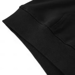 Best OUKU Men's Cotton Hoodie Pullover Basic Fashion Daily Casual Hoodies Letter Long Sleeve Holiday Vacation Streetwear Hooded Spring & Fall Clothing Apparel Designer Black