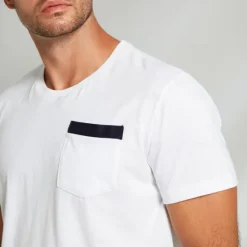 Best OUKU Men's 100% Cotton T shirt Graphic Fashion Outdoor Casual Tee Tee Top Street Casual Daily T shirt White Short Sleeve Crew Neck Shirt Spring & Summer Clothing Apparel Navy Blue