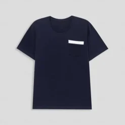 Best OUKU Men's 100% Cotton T shirt Graphic Fashion Outdoor Casual Tee Tee Top Street Casual Daily T shirt White Short Sleeve Crew Neck Shirt Spring & Summer Clothing Apparel Navy Blue
