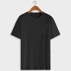 Discount OUKU Men's 100% Cotton T Shirt Solid Color Crew Neck School Training Short Sleeve Crewneck Clothing Apparel Elegant Neutral Daily