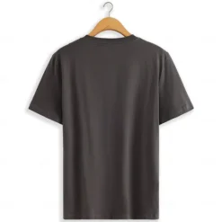 Best OUKU Men's 100% Cotton T Shirt Solid Color V Neck Training Outdoor Short Sleeve V Neck Clothing Apparel Vacation Sports Neutral Fashion