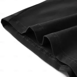 Clearance OUKU Men's 100% Cotton T shirt Tee Tee Top Plain V Neck Street Vacation Short Sleeves Clothing Apparel Fashion Designer Classic Black