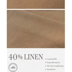 Discount OUKU Men's 40% Linen Pants Trousers Baggy Beach Pants Black Brown Elastic Drawstring Design Front Pocket Solid Color Comfort Soft Yoga Daily Fashion Streetwear