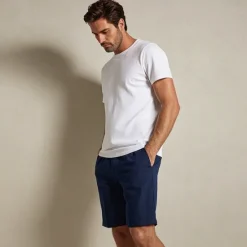 OUKU Men's 100% Linen Shorts Linen Shorts Beach Shorts Tie Front Elastic Waist Plain Breathability Comfortable Short Daily Beach Vacation Casual Beige