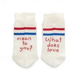 Online OUKU Men's 5 Pack Multi Packs Socks Crew Socks Running Socks Casual Socks White Red Color Rainbow Sports & Outdoor Daily Vacation Basic Medium Spring Fall Fashion Casual