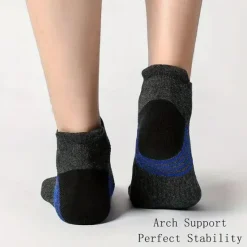 Clearance OUKU Men's 5 Pack Multi Packs Socks Ankle Socks Low Cut Socks Running Socks Casual Socks Black White Color Color Block Sports & Outdoor Daily Vacation Basic Medium Summer Spring Fashion Casual