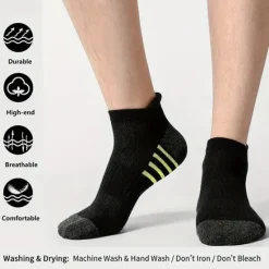 Clearance OUKU Men's 5 Pack Multi Packs Socks Ankle Socks Low Cut Socks Running Socks Casual Socks Black White Color Color Block Sports & Outdoor Daily Vacation Basic Medium Summer Spring Fashion Casual