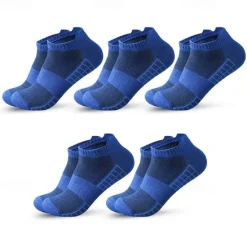 Hot OUKU Men's 5 Pack Multi Packs Socks Ankle Socks Low Cut Socks Running Socks Casual Socks Black White Color Plain Sports & Outdoor Daily Vacation Basic Medium Spring Fall Fashion Casual
