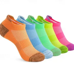 Discount OUKU Men's 5 Pack Multi Packs Socks Ankle Socks Low Cut Socks Running Socks Casual Socks Black White Color Plain Sports & Outdoor Daily Vacation Basic Medium Spring Fall Fashion Casual