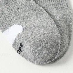Discount OUKU Men's 6 Pack Multi Packs Socks Ankle Socks Low Cut Socks Running Socks Casual Socks Black White Color Plain Sports & Outdoor Casual Daily Basic Medium Spring Fall Fashion
