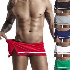 Best OUKU Men's 1 Pack Underwear Boxers Underwear Woven Boxers Elastic Waist Cotton Moisture Wicking Black White