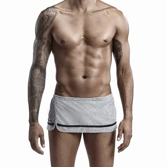 Best OUKU Men's 1 Pack Underwear Boxers Underwear Woven Boxers Elastic Waist Cotton Moisture Wicking Black White