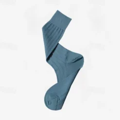 Hot OUKU Men's 1 Pair Socks Black Red Color Solid Color Formal Wedding Anniversary Thin Spring & Fall Knitwear Elegant