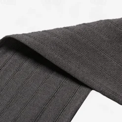 Hot OUKU Men's 1 Pair Socks Black Red Color Solid Color Formal Wedding Anniversary Thin Spring & Fall Knitwear Elegant